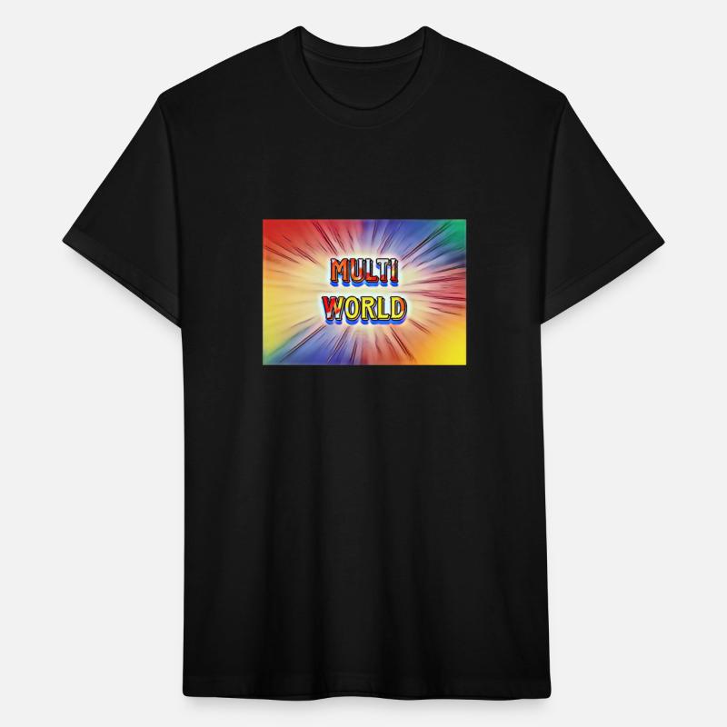 Multi shades print ,multi world