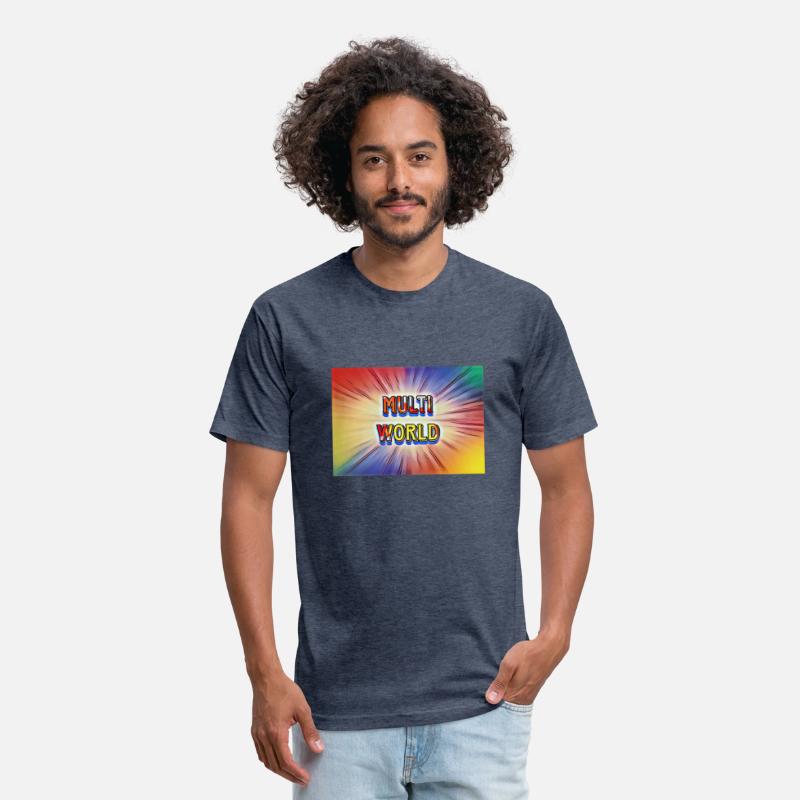 Multi shades print ,multi world