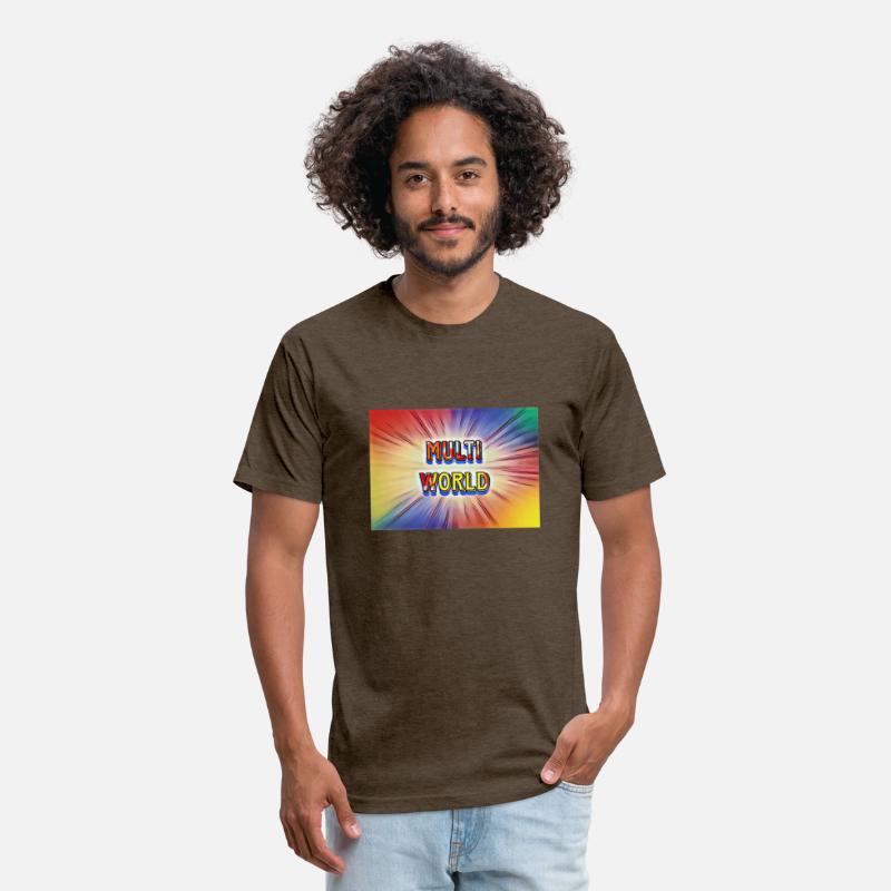 Multi shades print ,multi world