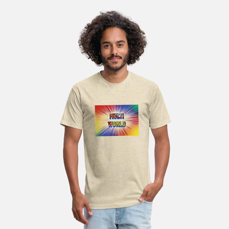 Multi shades print ,multi world