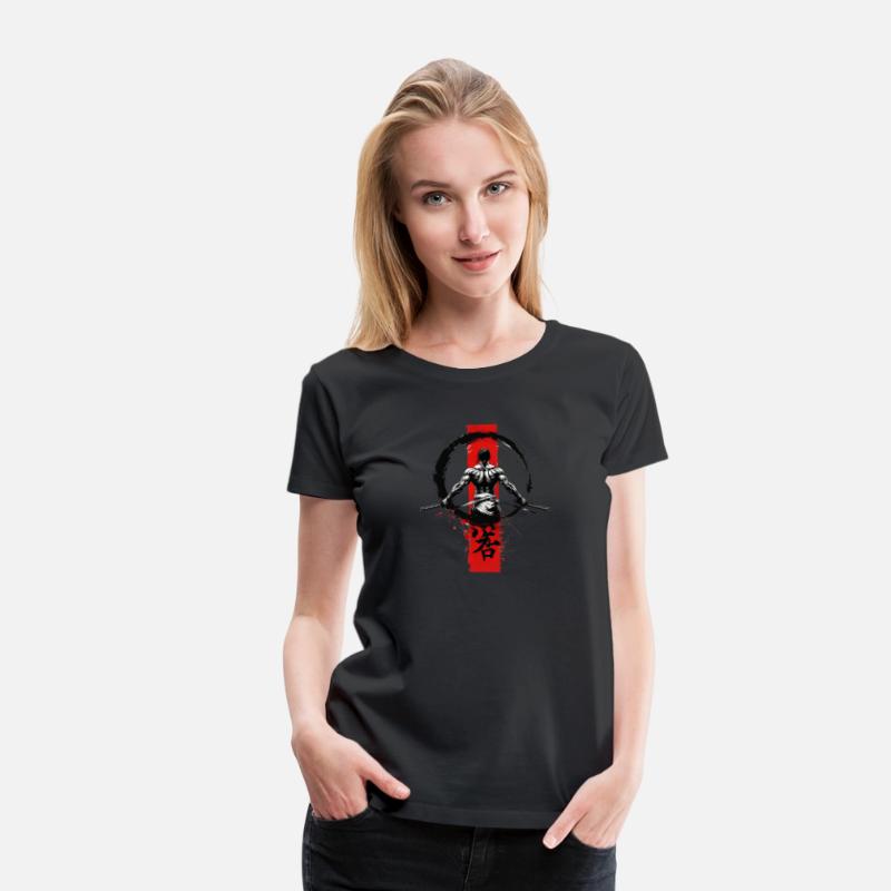 Muscular Figure in Martial Arts samurai