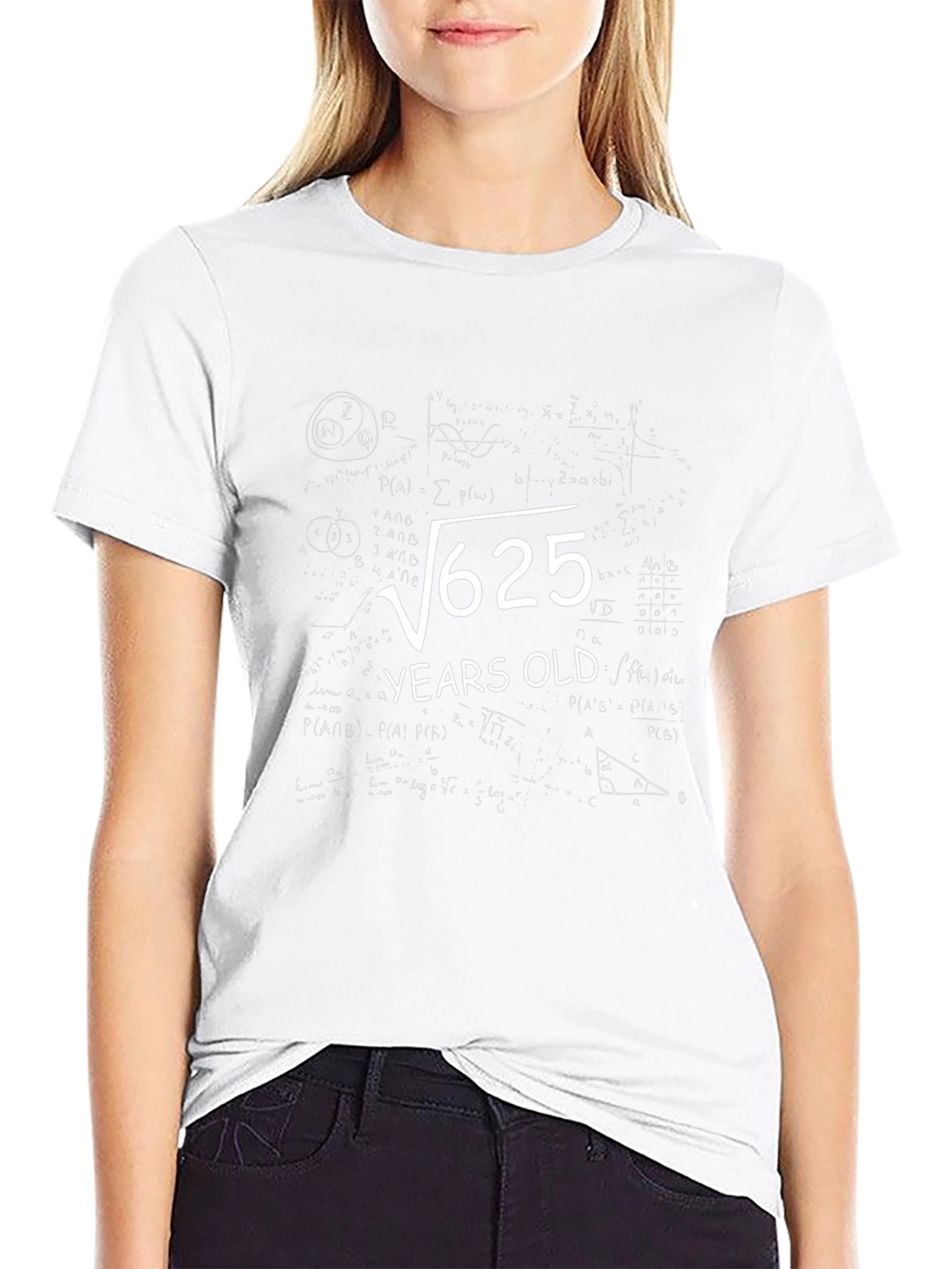 Funny Math 25th Birthday T-Shirt