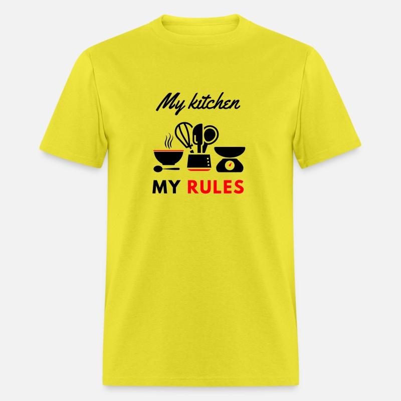 My kitchen my rules funny motivational design