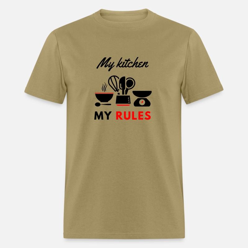 My kitchen my rules funny motivational design