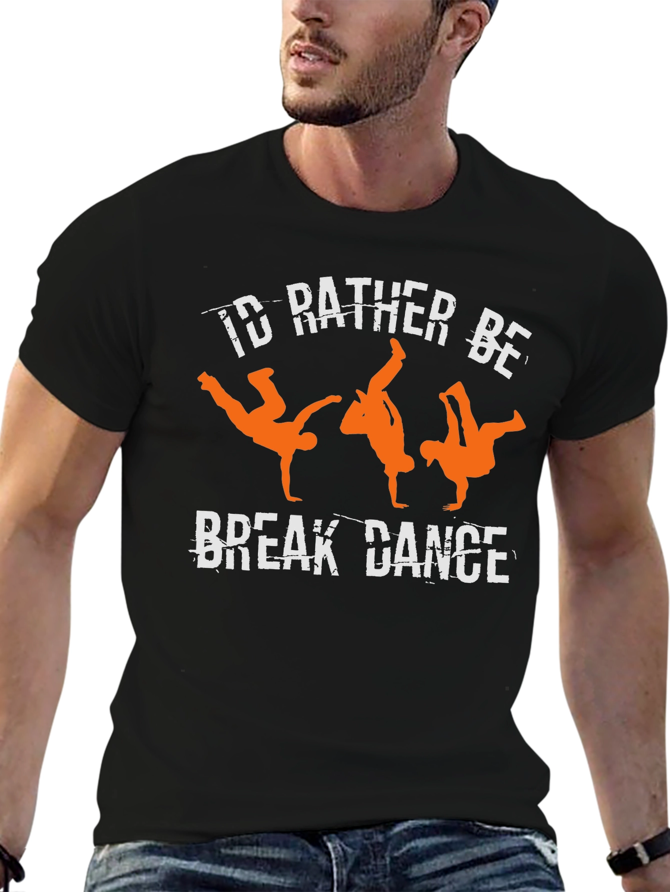 Id Rather Be Break Dancing Graphic Tee