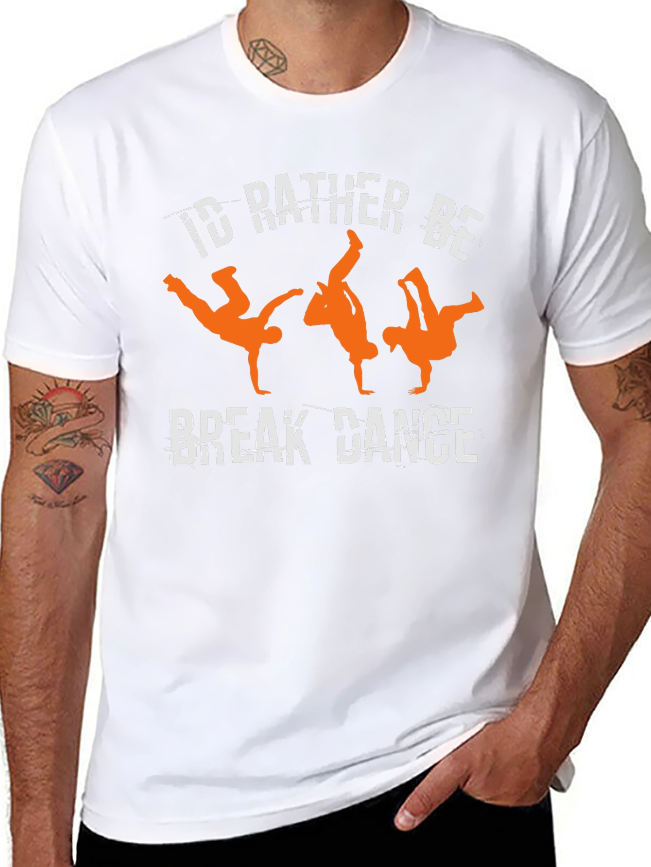 Id Rather Be Break Dancing Graphic Tee