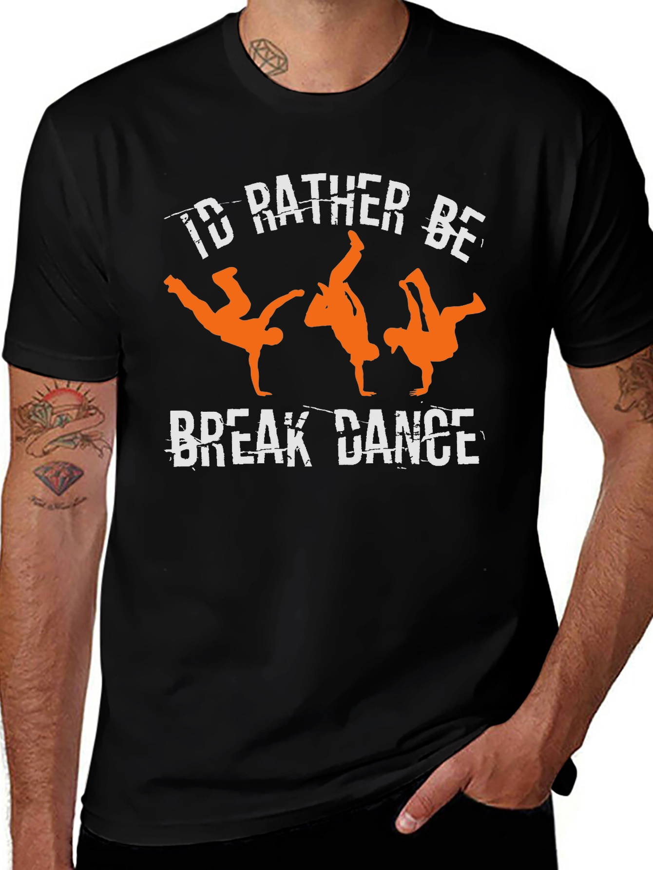 Id Rather Be Break Dancing Graphic Tee