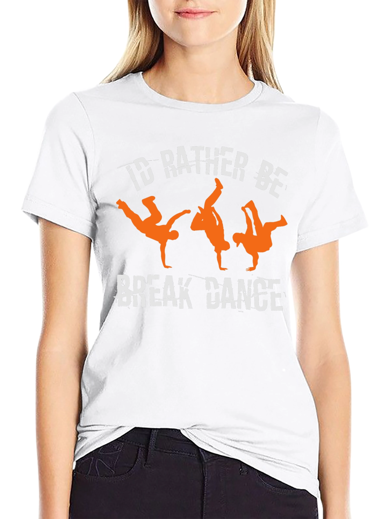 Id Rather Be Break Dancing Graphic Tee