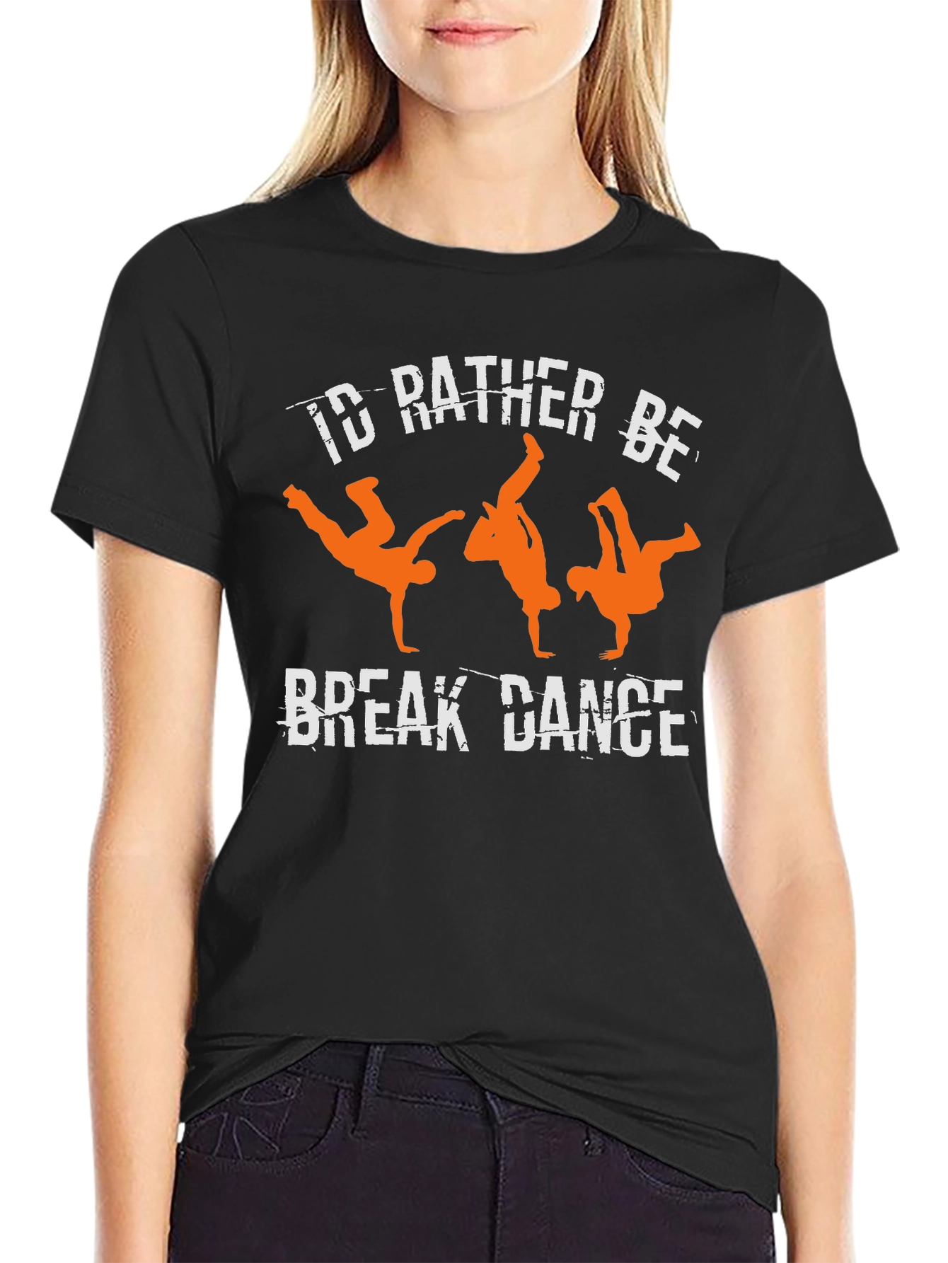 Id Rather Be Break Dancing Graphic Tee