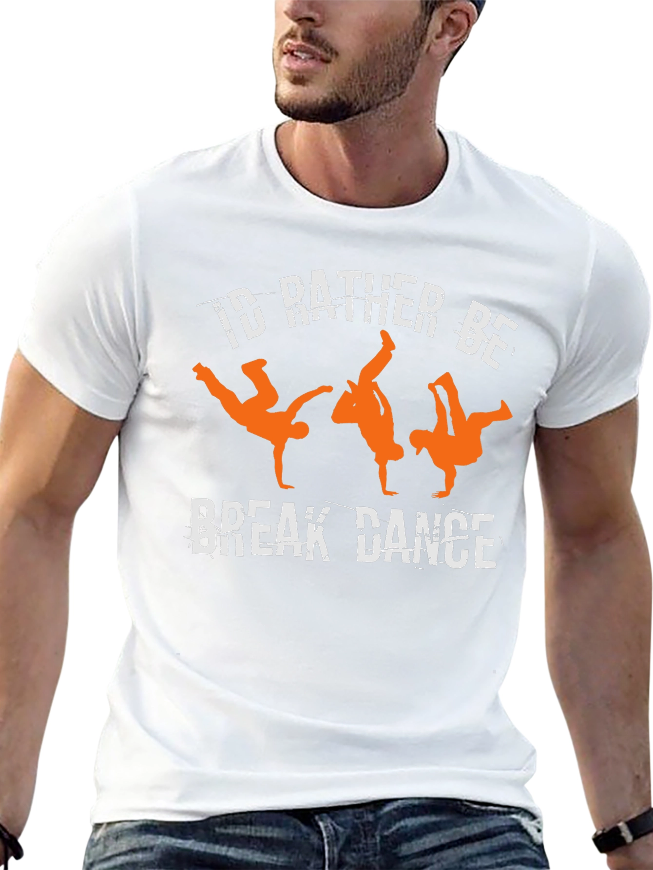 Id Rather Be Break Dancing Graphic Tee