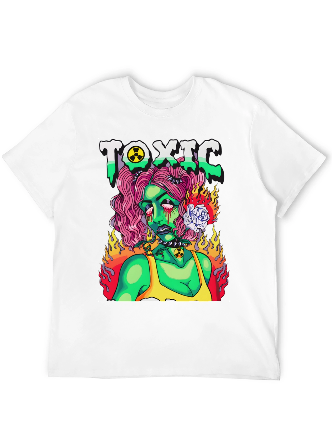 Toxic Zombie Girl Graphic T-Shirt