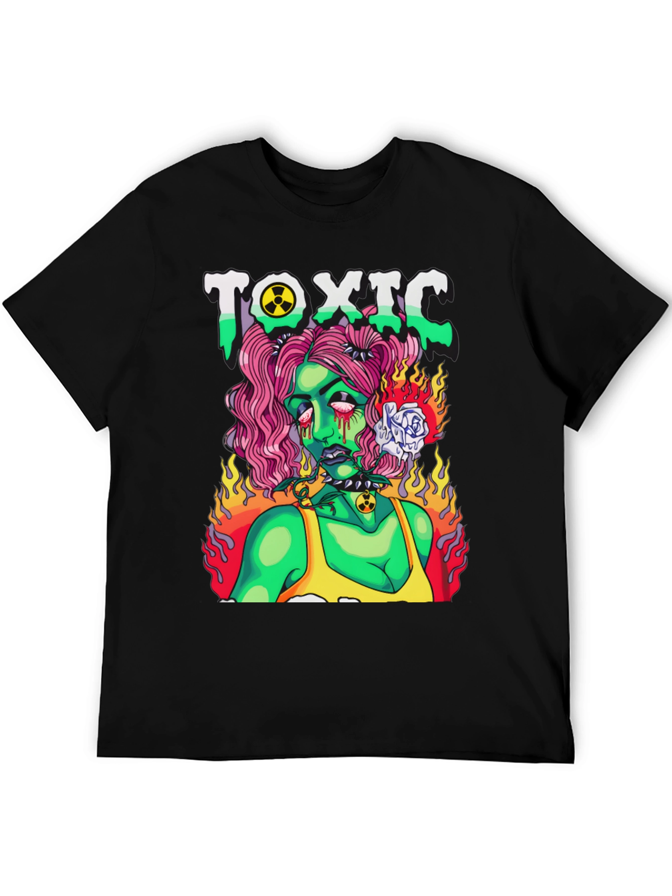 Toxic Zombie Girl Graphic T-Shirt