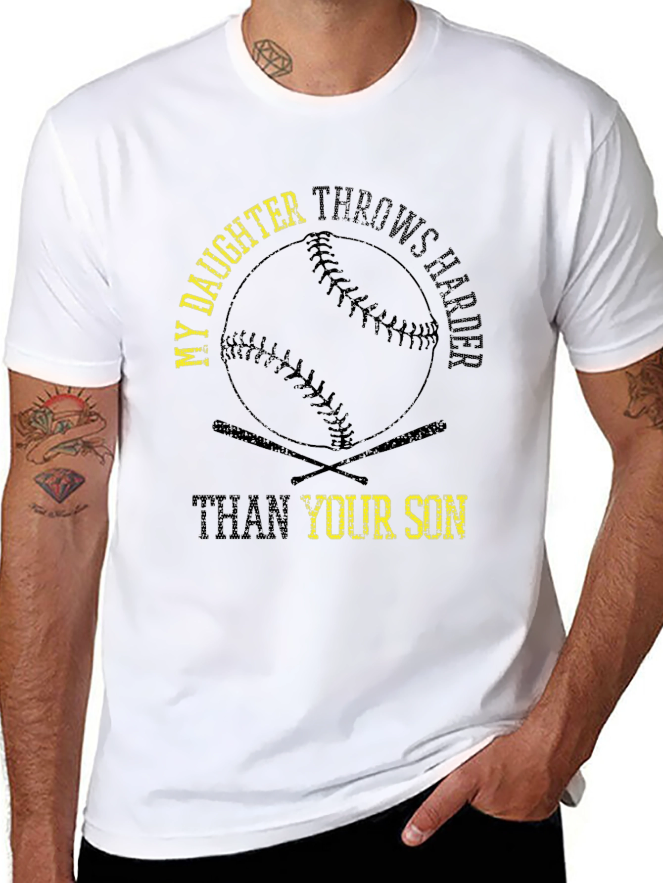 My Daughter Throws Harder T-Shirt
