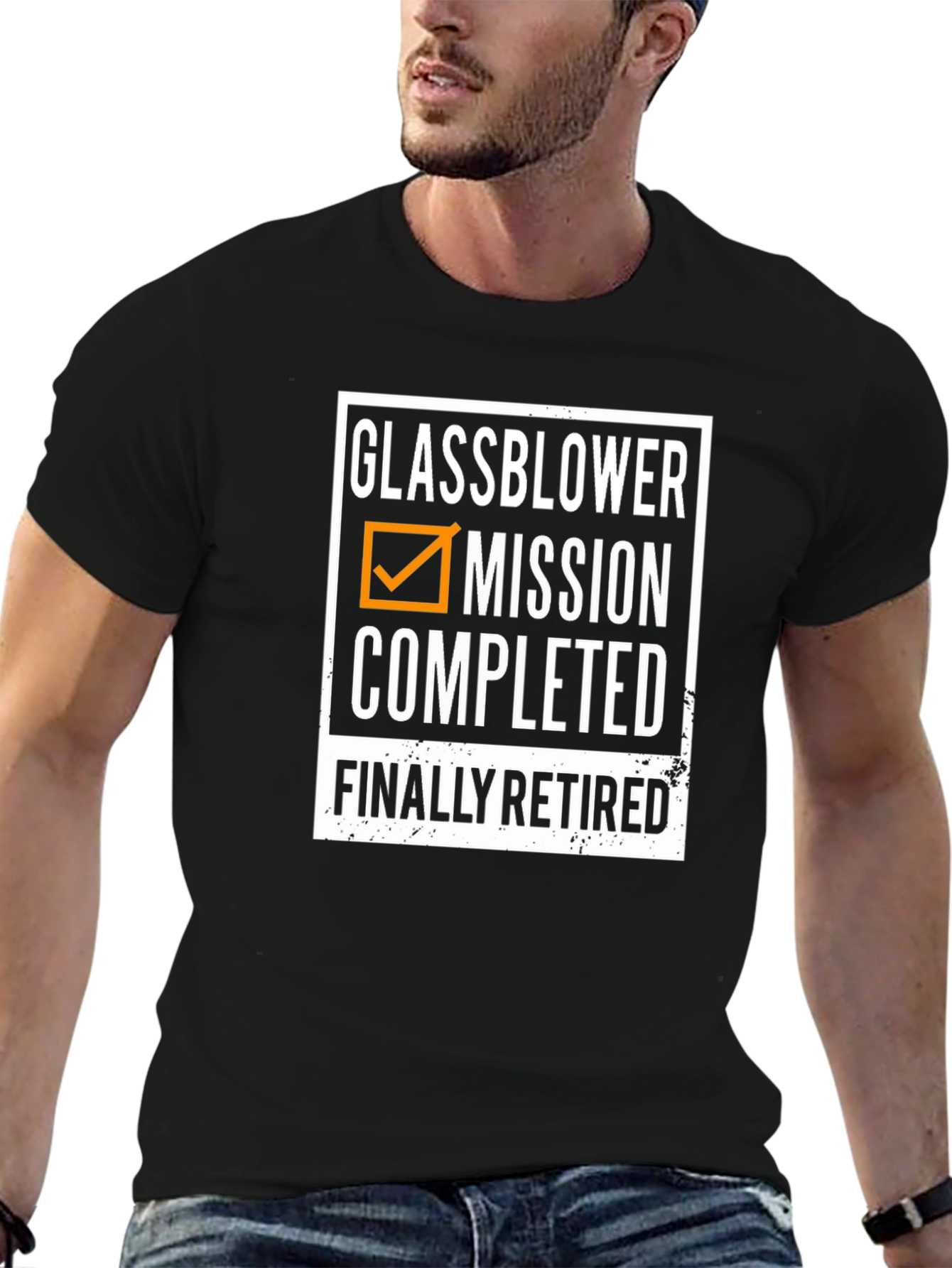 Glassblower Retirement T-Shirt - Mission Completed