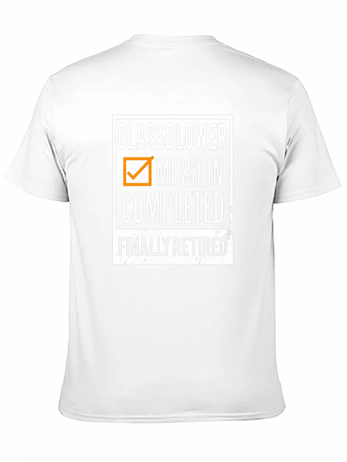 Glassblower Retirement T-Shirt - Mission Completed