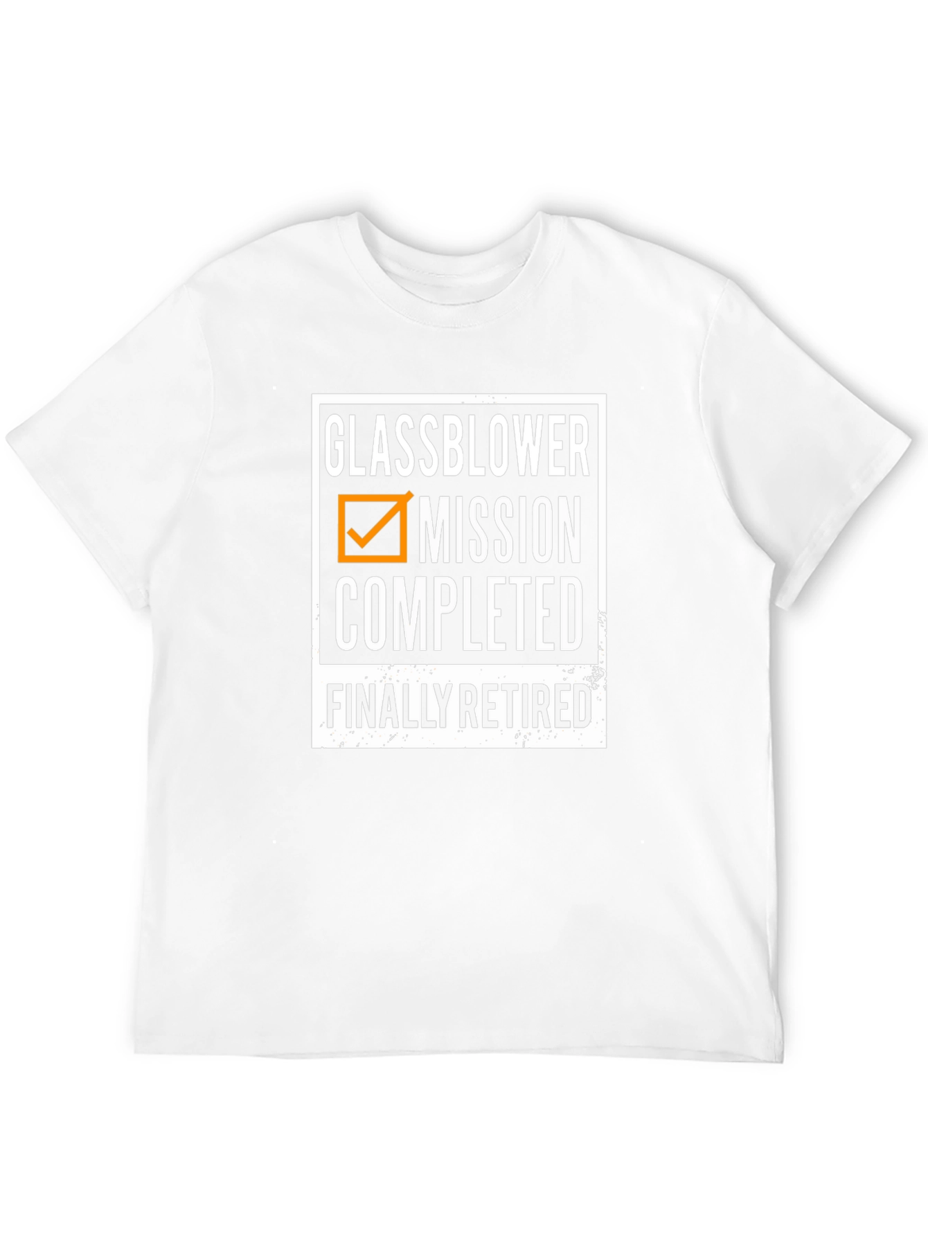 Glassblower Retirement T-Shirt - Mission Completed
