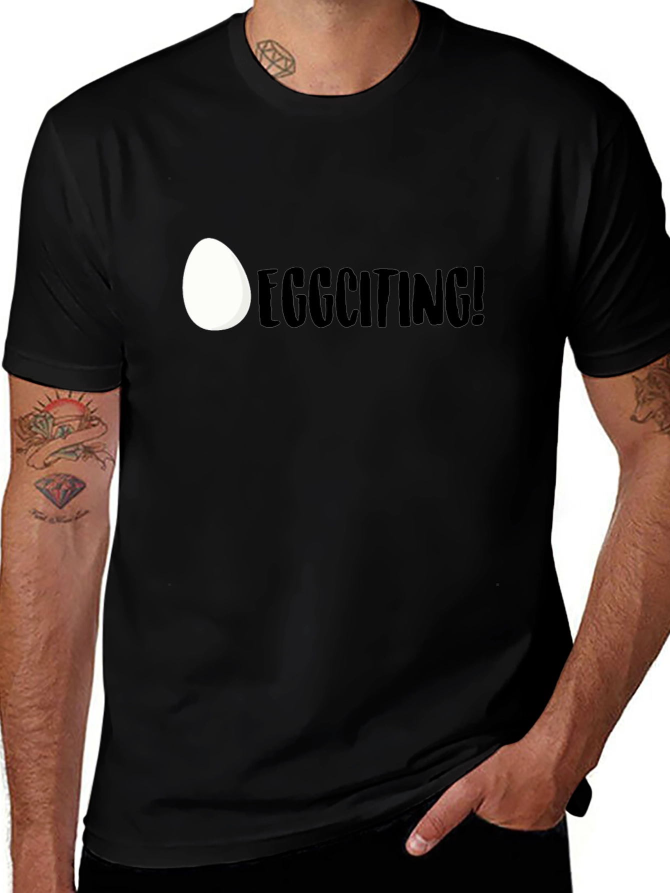 Eggciting T-Shirt - Funny Egg Pun Tee