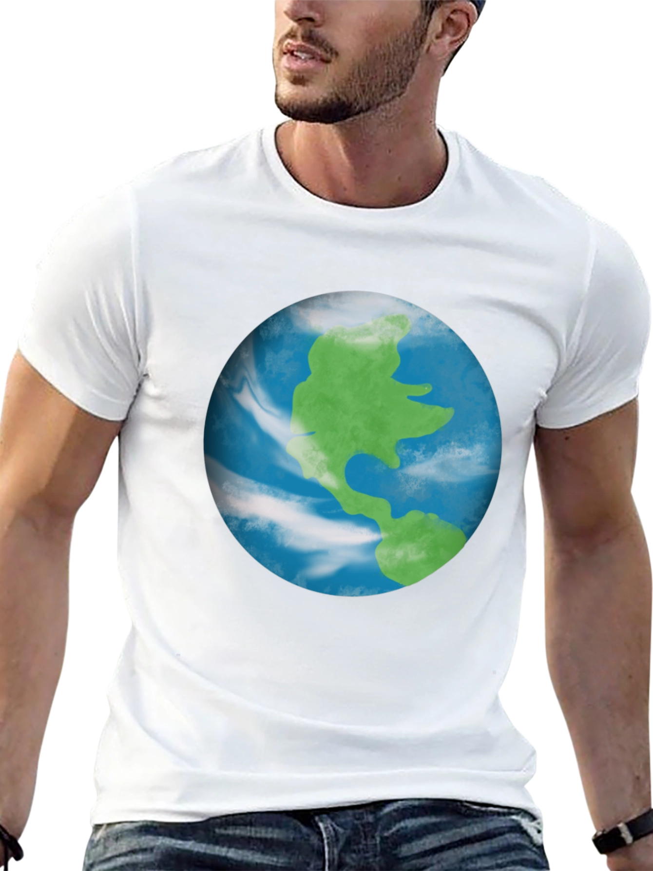 Earth Graphic T-Shirt - Global Design Tee