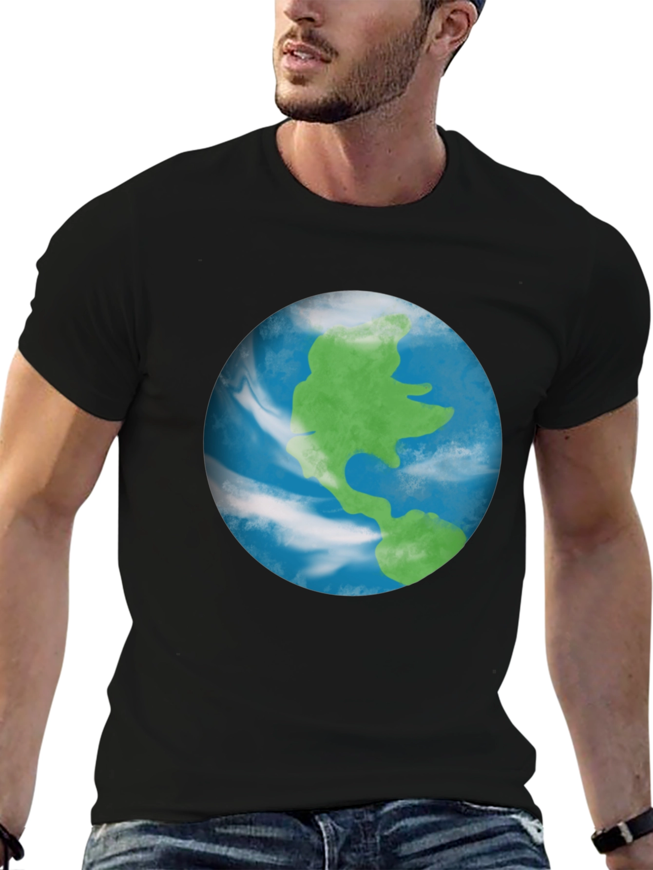 Earth Graphic T-Shirt - Global Design Tee