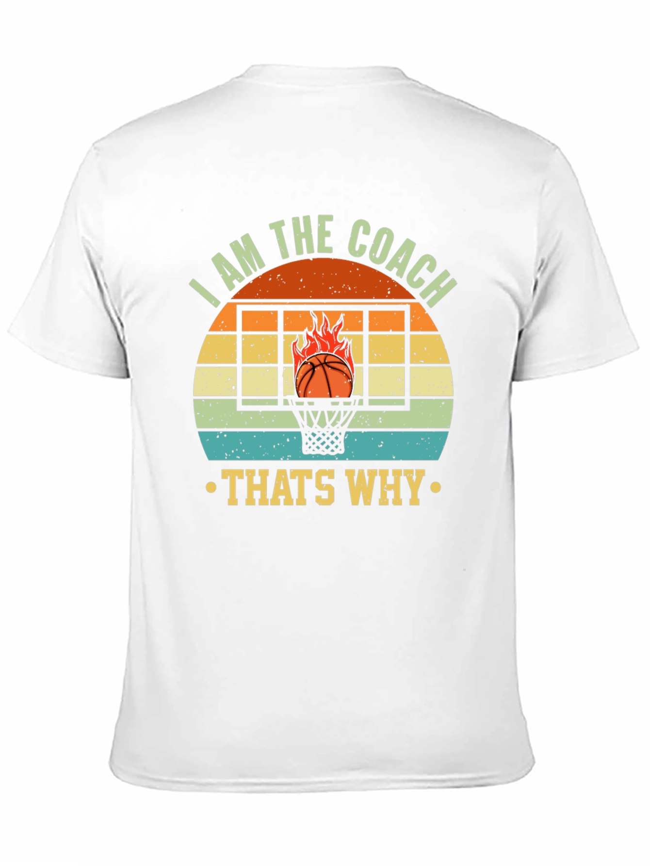 I AM THE COACH Basketball Graphic T-Shirt