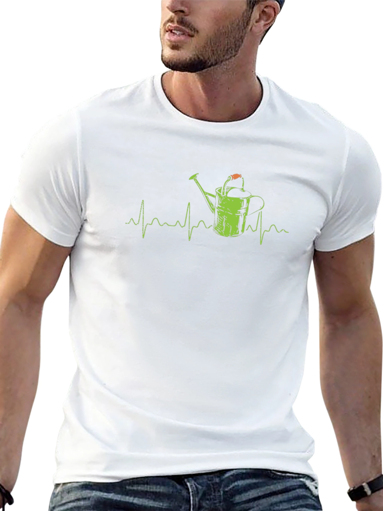 Gardening Heartbeat T-Shirt - Gardener Gift