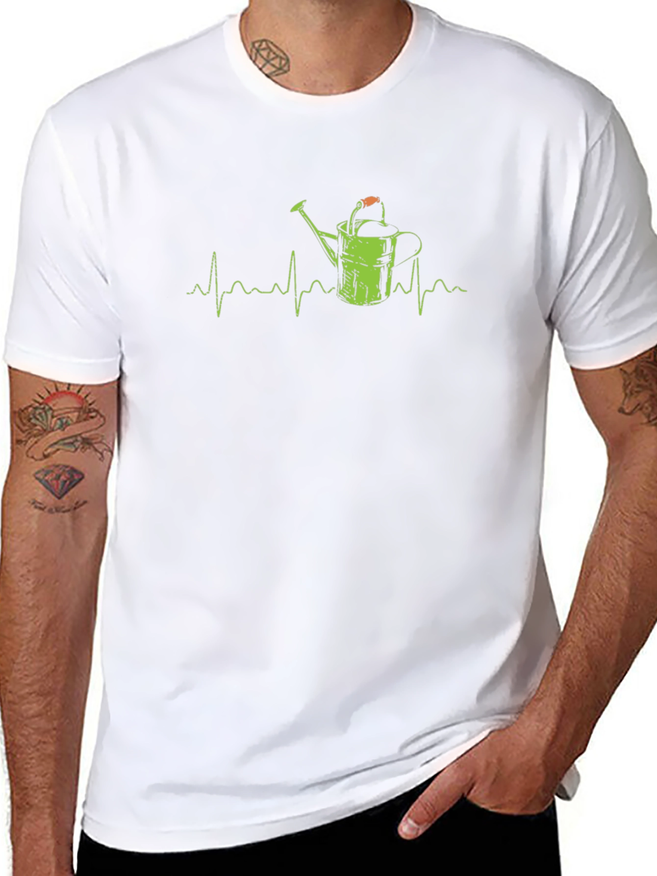 Gardening Heartbeat T-Shirt - Gardener Gift