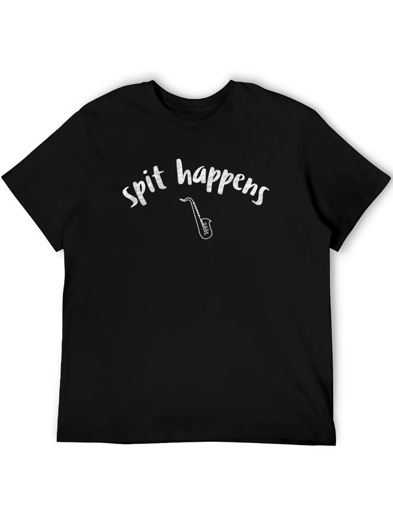 Spit Happens Saxophone Graphic T-Shirt