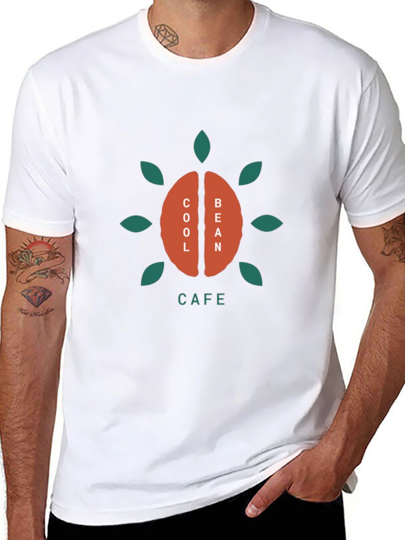 Cool Bean Cafe Graphic T-Shirt