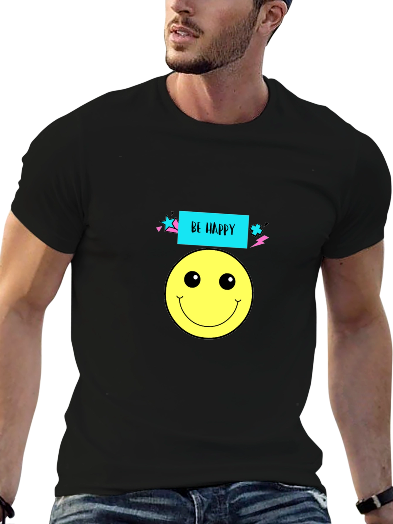 Be Happy Graphic T-Shirt