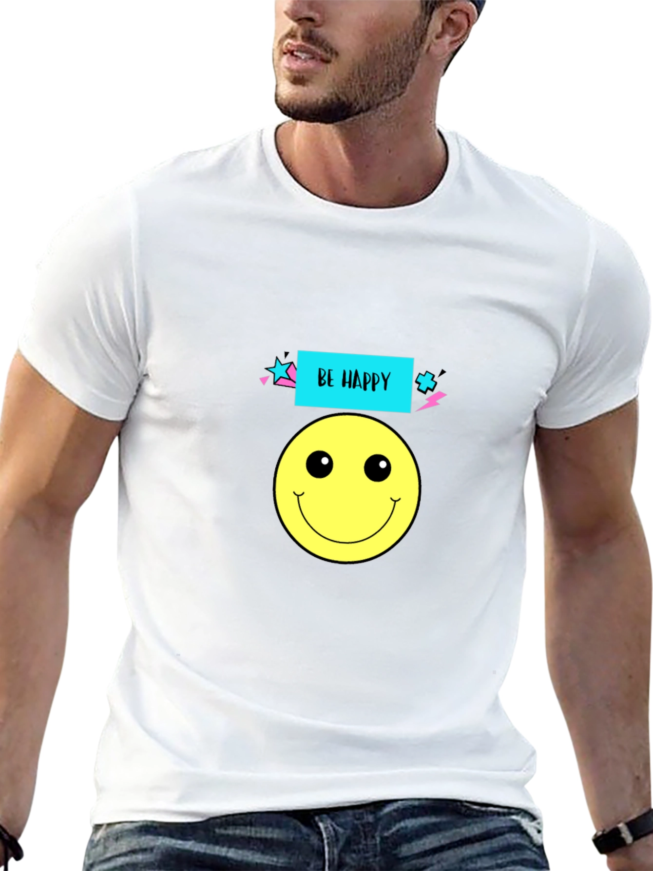 Be Happy Graphic T-Shirt