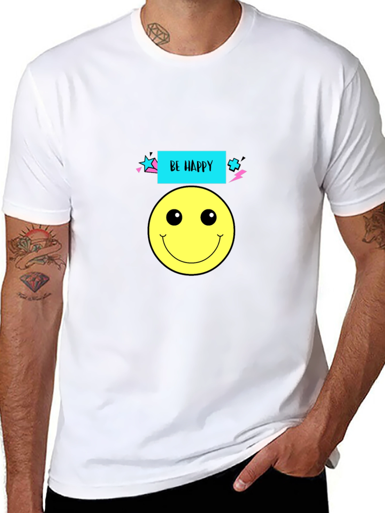 Be Happy Graphic T-Shirt