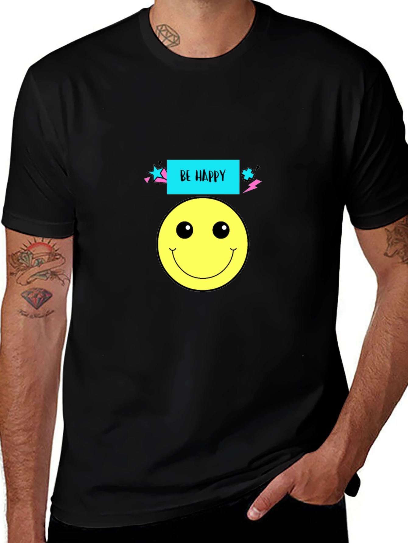 Be Happy Graphic T-Shirt