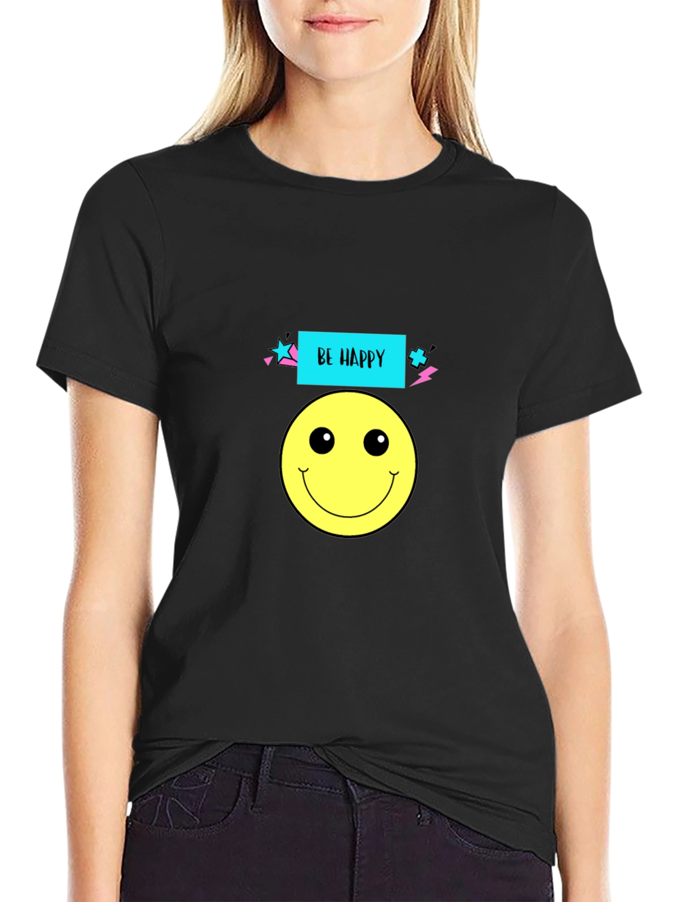 Be Happy Graphic T-Shirt