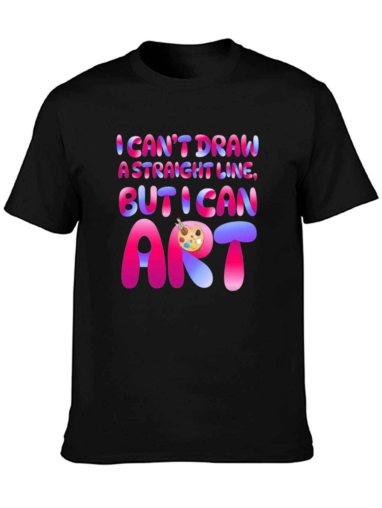 I Cant Draw A Straight Line T-Shirt