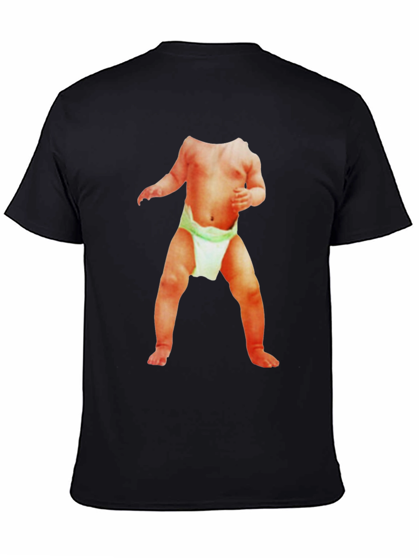 Funny Baby Body T-Shirt - Black