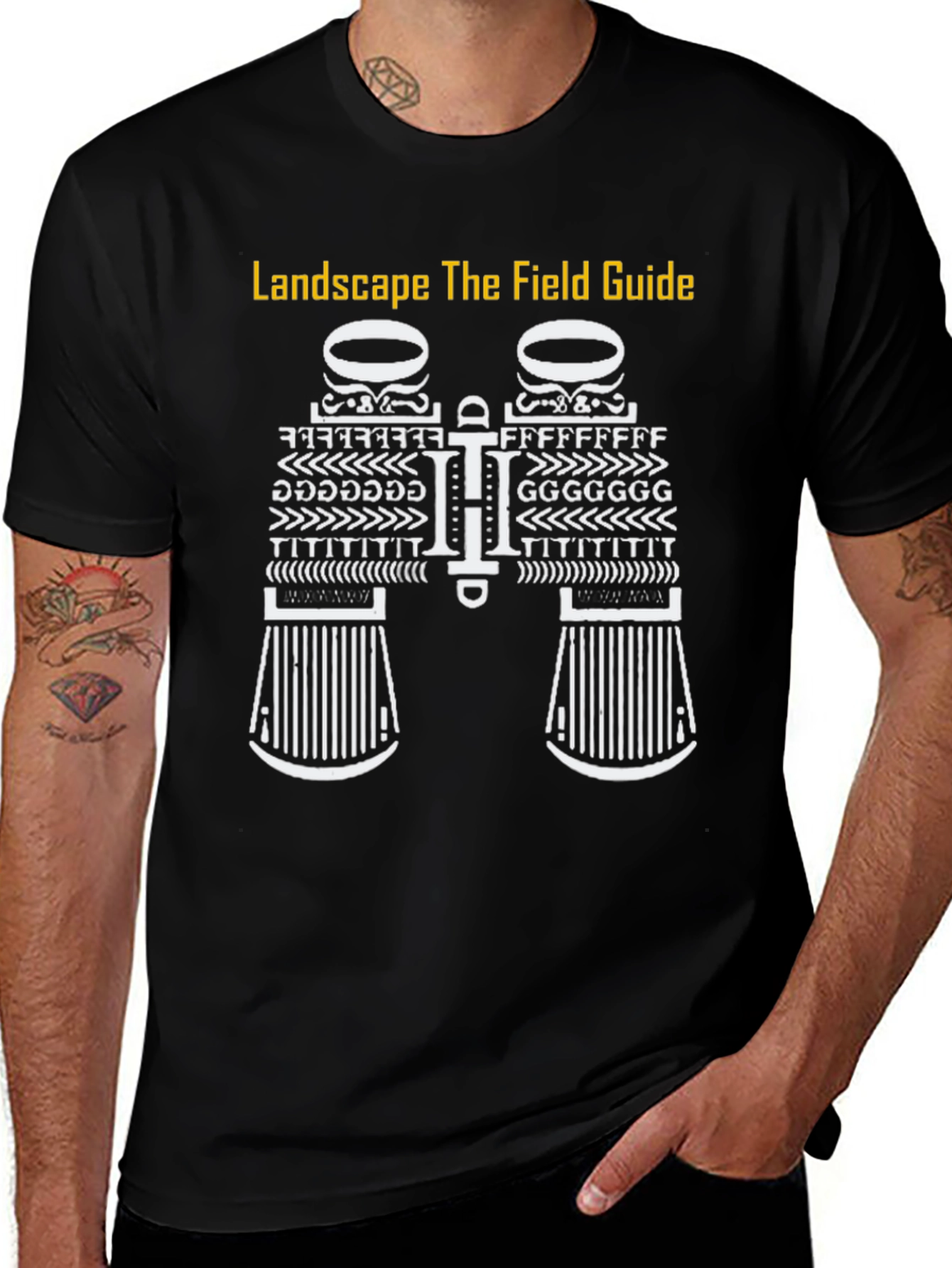 Landscape Field Guide Binoculars T-Shirt