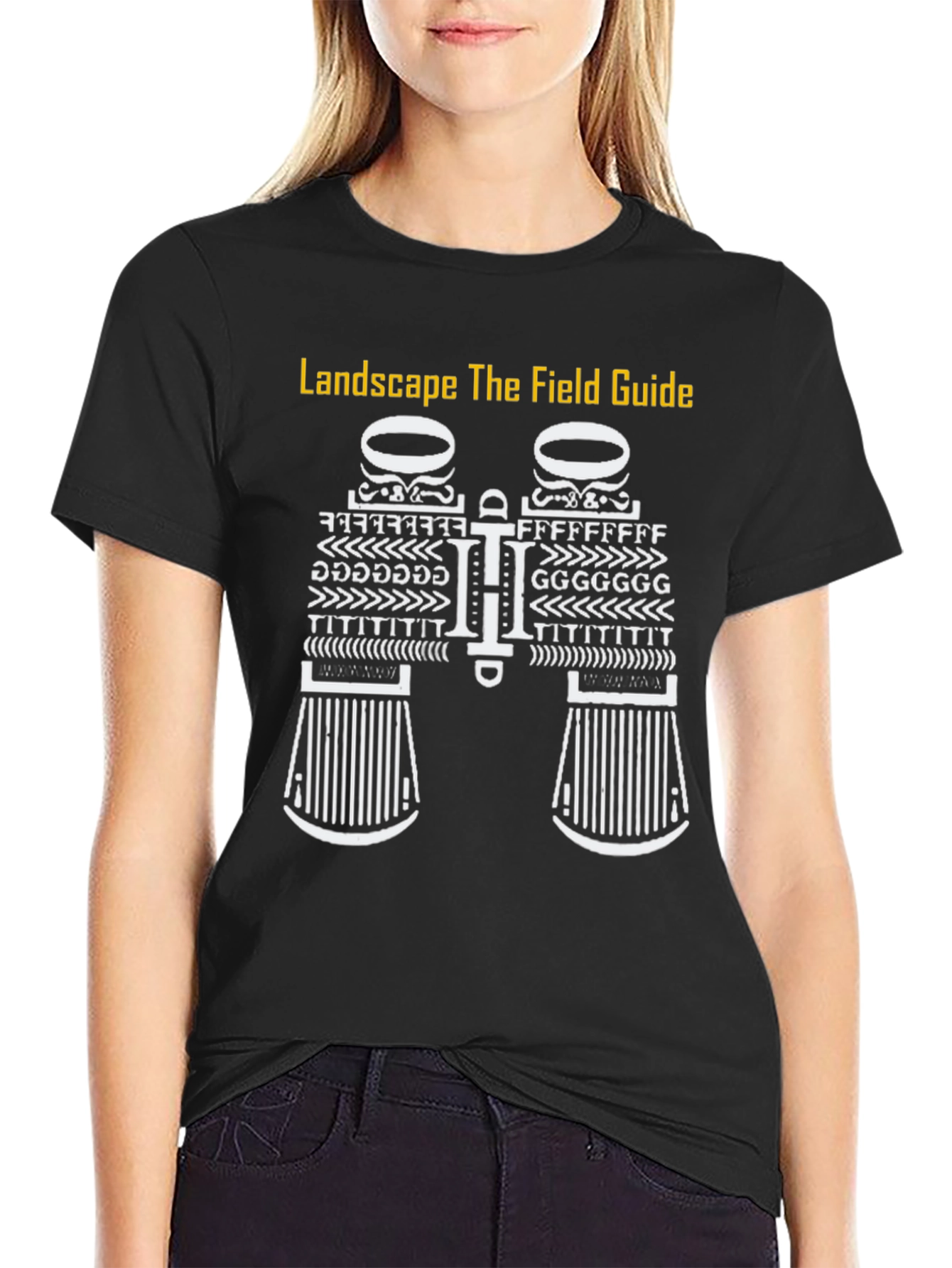 Landscape Field Guide Binoculars T-Shirt