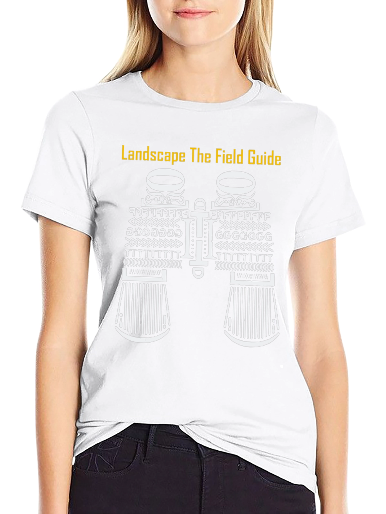 Landscape Field Guide Binoculars T-Shirt