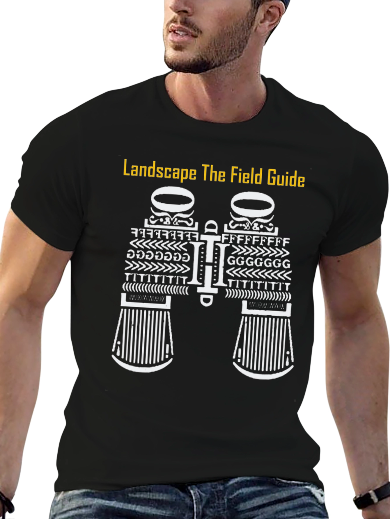 Landscape Field Guide Binoculars T-Shirt