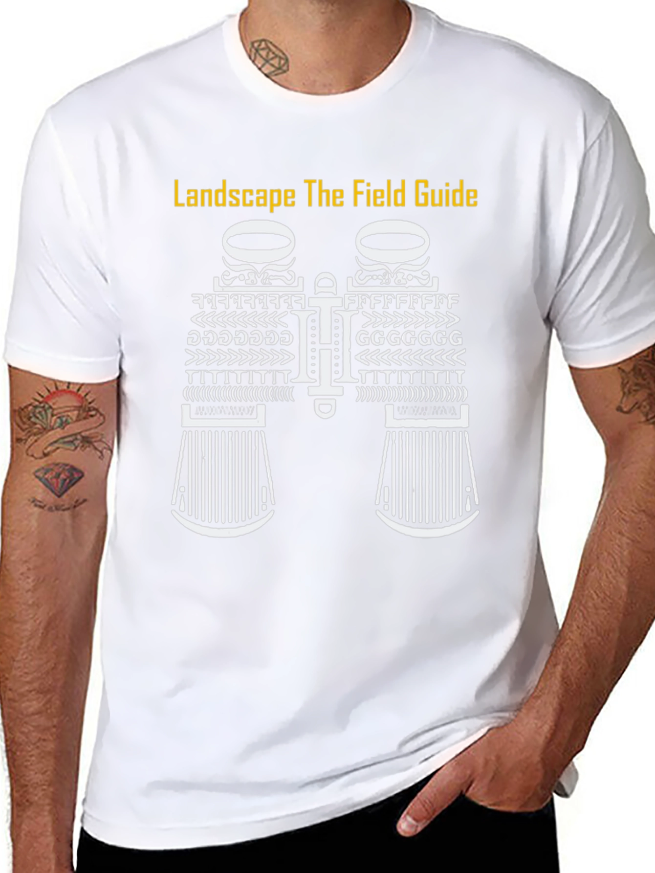 Landscape Field Guide Binoculars T-Shirt