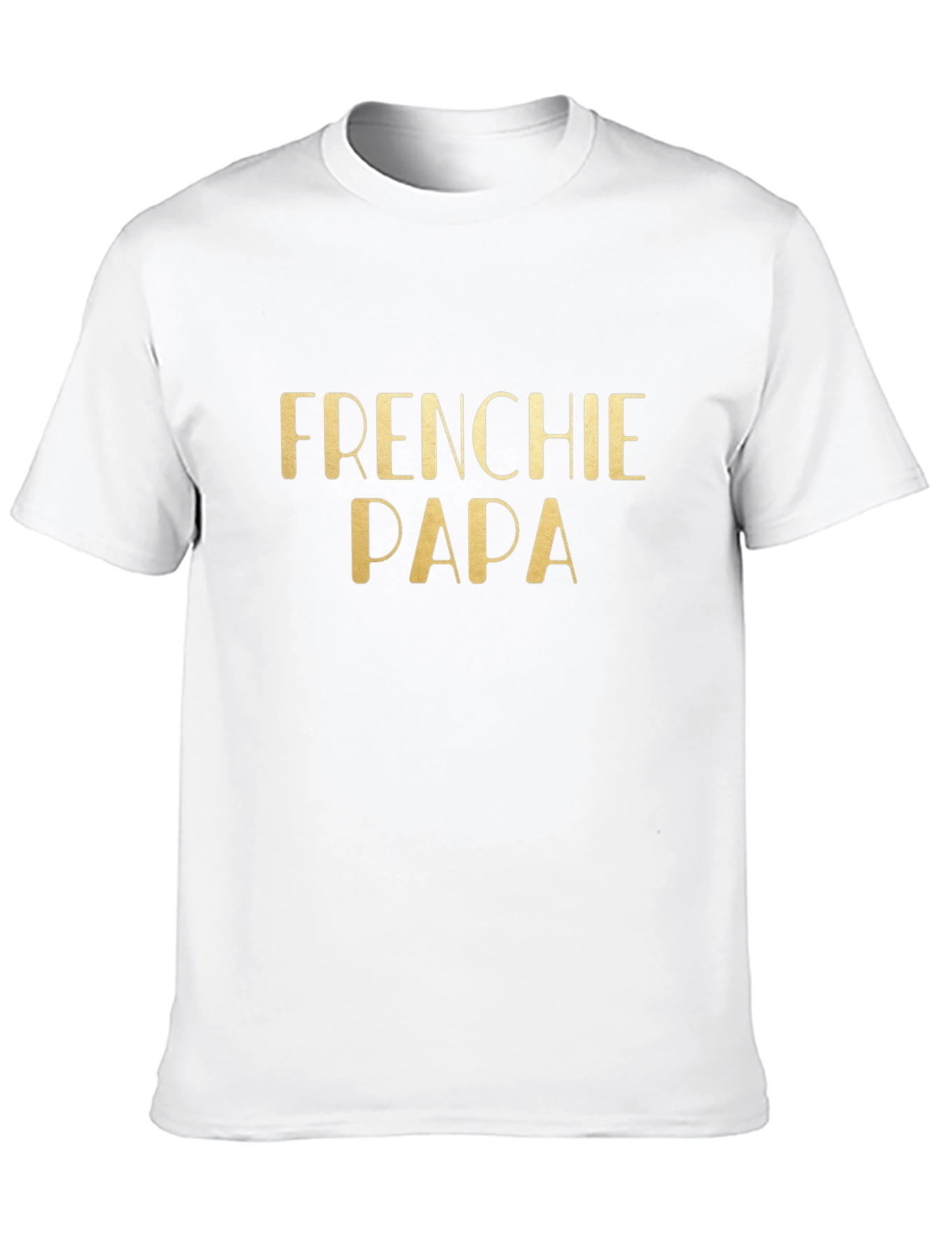 Frenchie Papa Black T-Shirt