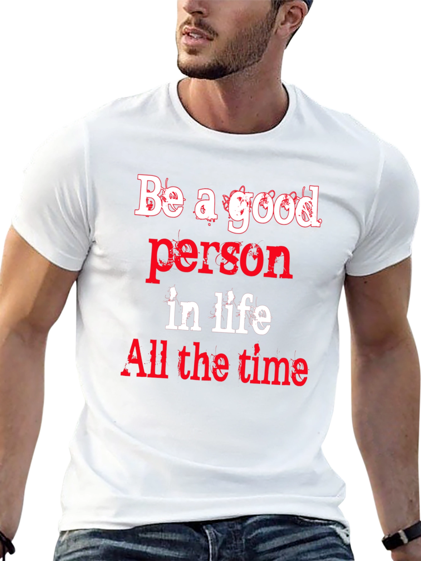 Be a Good Person Graphic Tee - Black