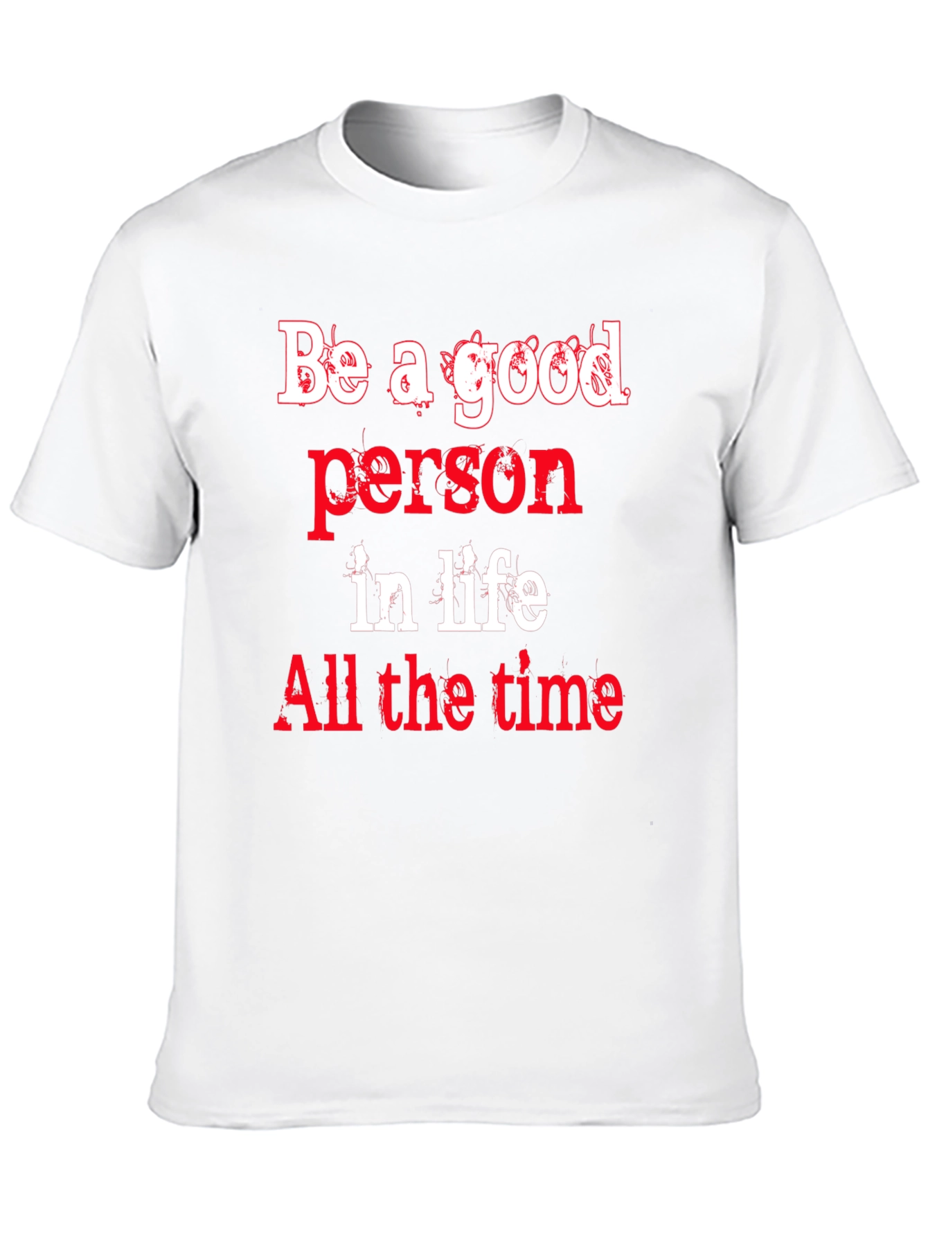 Be a Good Person Graphic Tee - Black