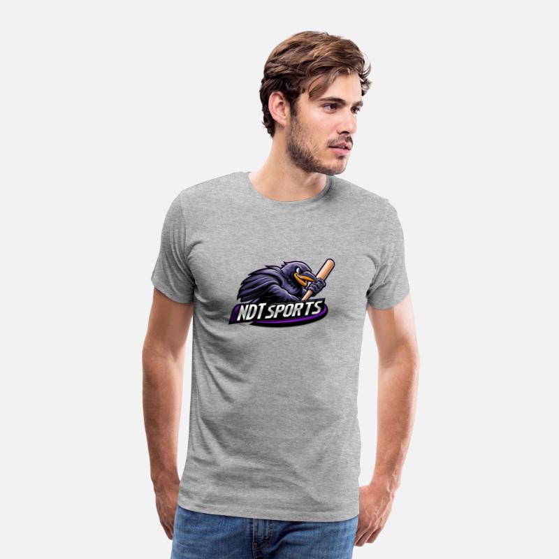 NDT Sports Raven Mascot logo