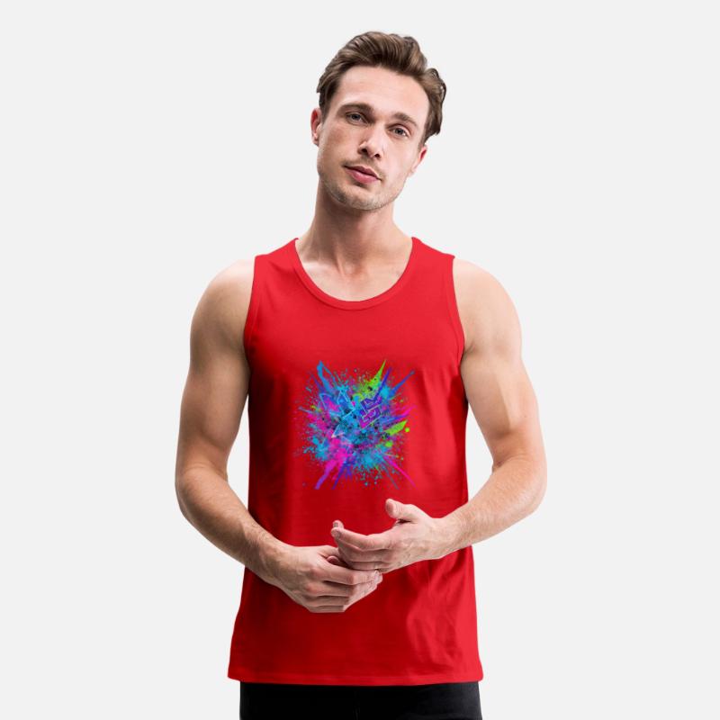 Neon Chaos – Futuristic Paint Splash Explosion