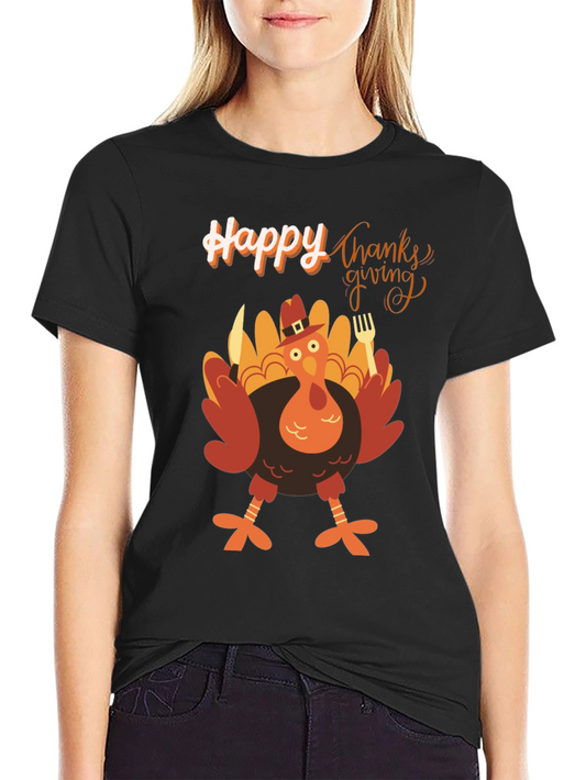 Thanksgiving Turkey T-Shirt Holiday Apparel