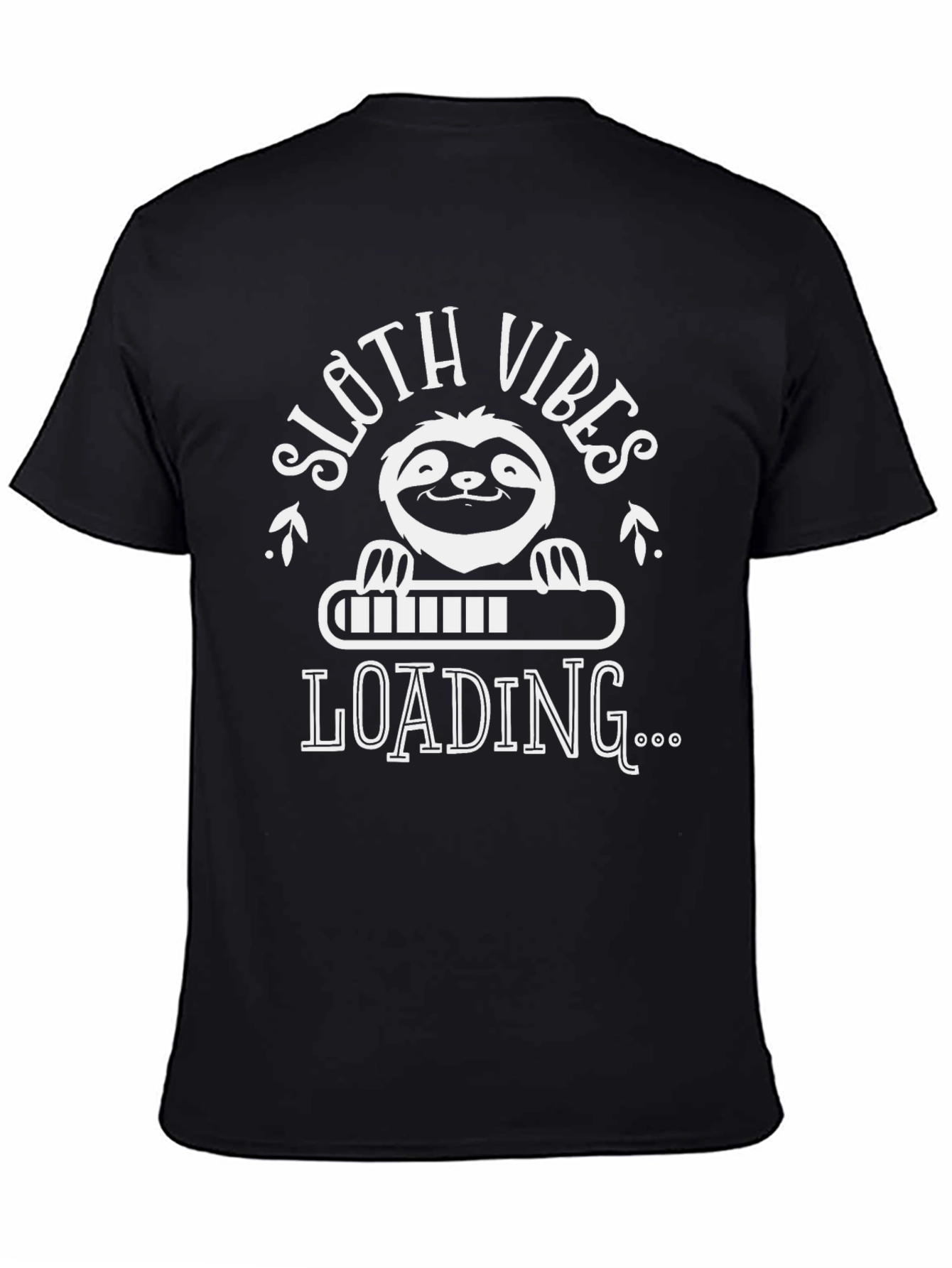 Sloth Vibes Loading Graphic T-Shirt