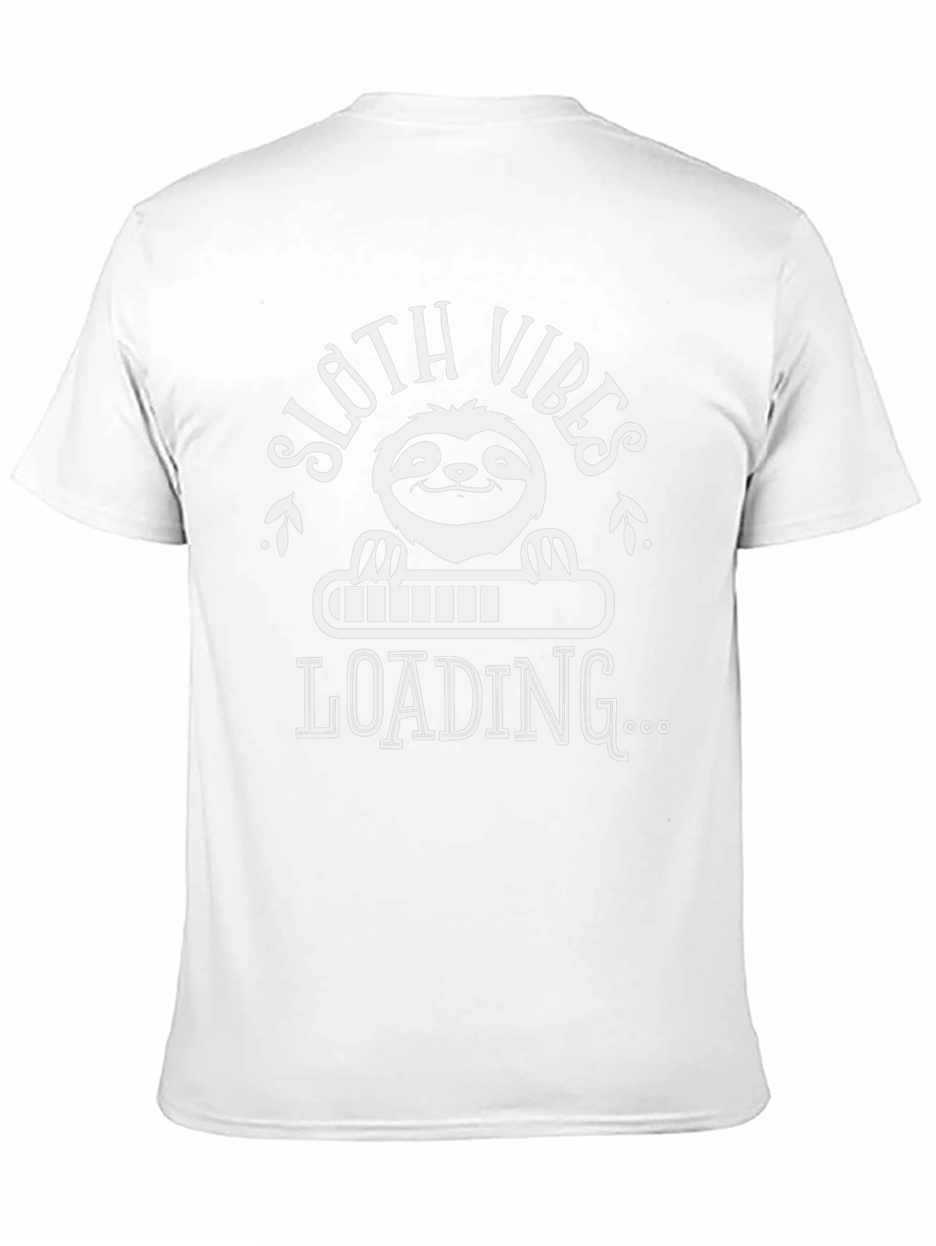 Sloth Vibes Loading Graphic T-Shirt