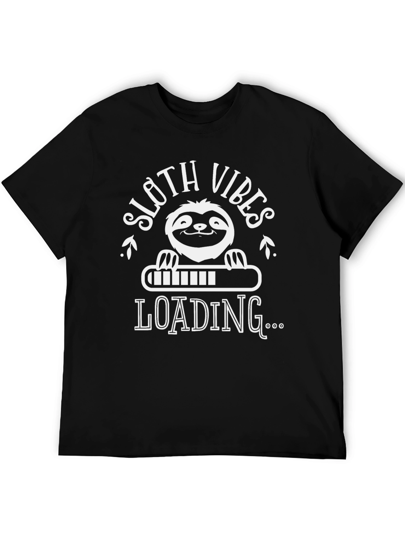 Sloth Vibes Loading Graphic T-Shirt