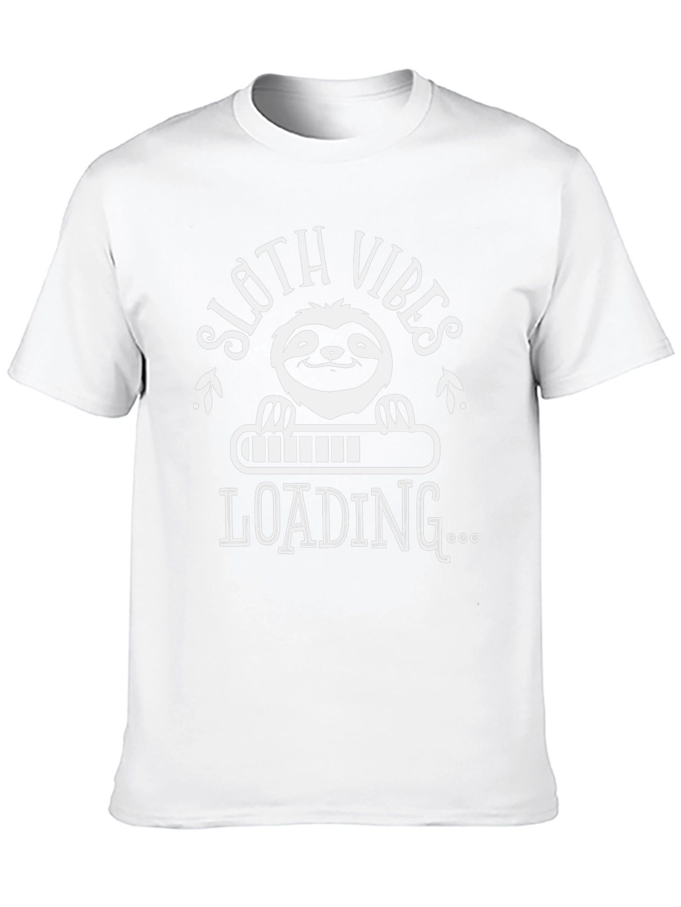 Sloth Vibes Loading Graphic T-Shirt